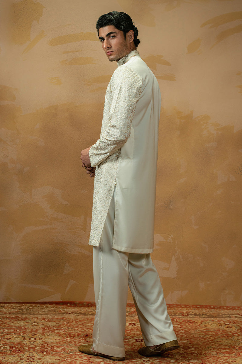 Republic By Omar Farooq | Luxury Rtw | 'Saleem' Kurta Pajama -  Republic by Omar Farooq Luxury RTW - Original Designer Dress - House of Maryam