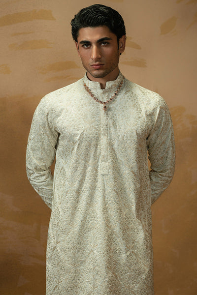Republic By Omar Farooq | Luxury Rtw | 'Saleem' Kurta Pajama -  Republic by Omar Farooq Luxury RTW - Original Designer Dress - House of Maryam