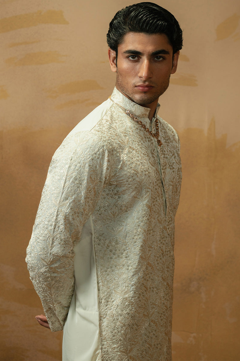 Republic By Omar Farooq | Luxury Rtw | 'Saleem' Kurta Pajama -  Republic by Omar Farooq Luxury RTW - Original Designer Dress - House of Maryam