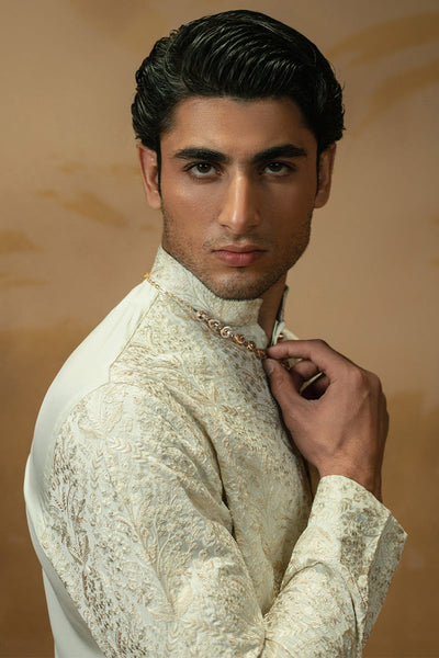Republic By Omar Farooq | Luxury Rtw | 'Saleem' Kurta Pajama -  Republic by Omar Farooq Luxury RTW - Original Designer Dress - House of Maryam