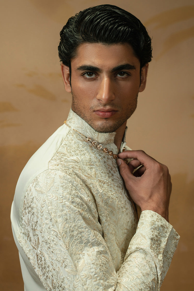 Republic By Omar Farooq | Luxury Rtw | 'Saleem' Kurta Pajama -  Republic by Omar Farooq Luxury RTW - Original Designer Dress - House of Maryam