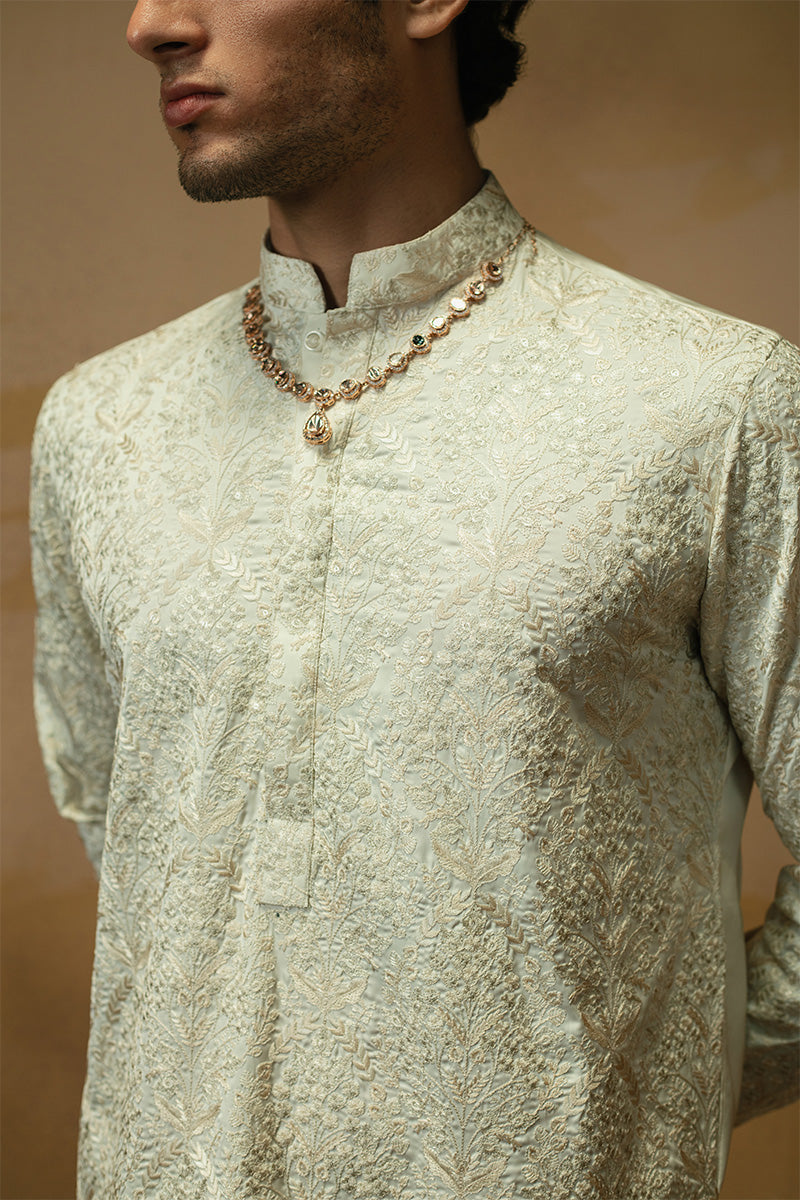 Republic By Omar Farooq | Luxury Rtw | 'Saleem' Kurta Pajama -  Republic by Omar Farooq Luxury RTW - Original Designer Dress - House of Maryam