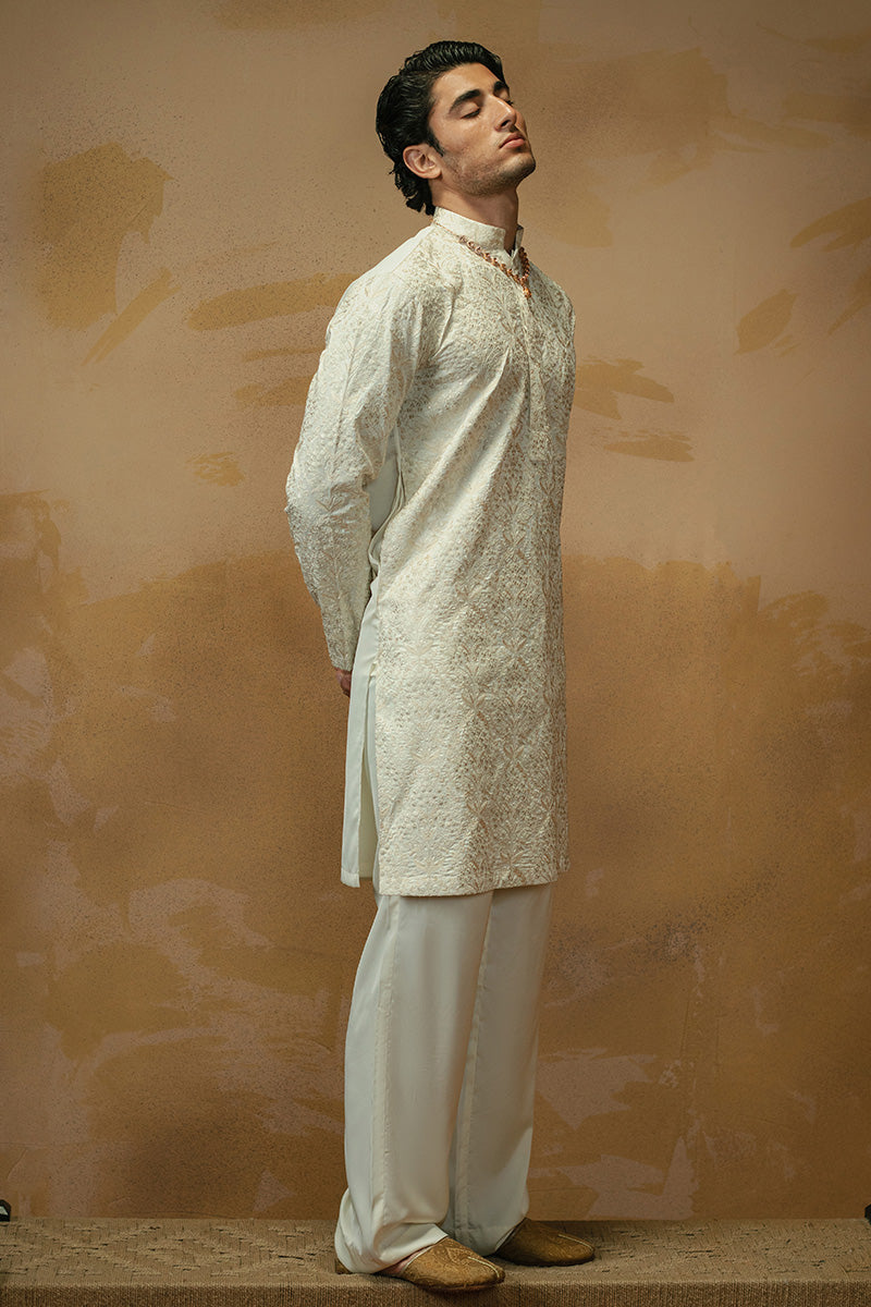 Republic By Omar Farooq | Luxury Rtw | 'Saleem' Kurta Pajama -  Republic by Omar Farooq Luxury RTW - Original Designer Dress - House of Maryam