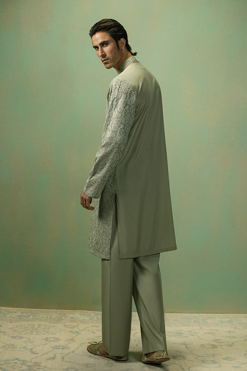 Republic By Omar Farooq | Luxury Rtw | 'Mazin' Kurta Pajama -  Republic by Omar Farooq Luxury RTW - Original Designer Dress - House of Maryam