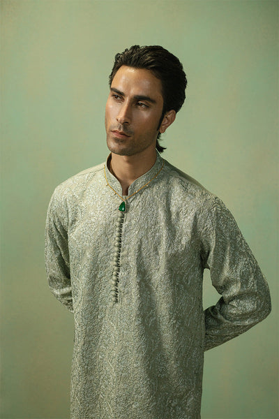 Republic By Omar Farooq | Luxury Rtw | 'Mazin' Kurta Pajama -  Republic by Omar Farooq Luxury RTW - Original Designer Dress - House of Maryam