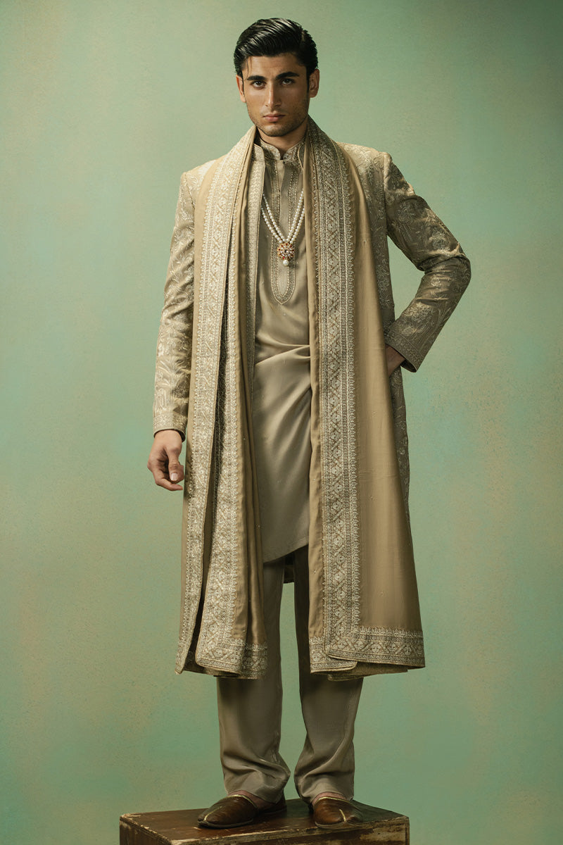 Republic By Omar Farooq | Luxury Rtw | 'Saud' Shawl -  Republic by Omar Farooq Luxury RTW - Original Designer Dress - House of Maryam