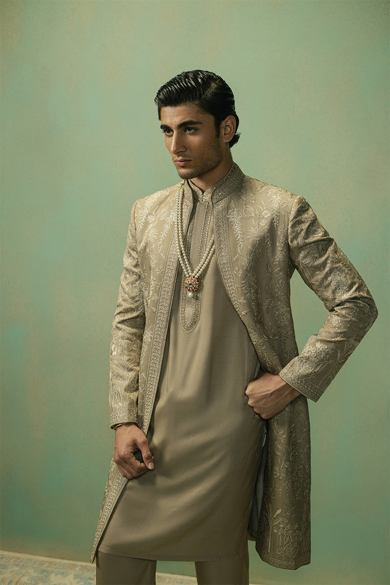 Republic By Omar Farooq | Luxury Rtw | 'Saud' Kurta Pajama -  Republic by Omar Farooq Luxury RTW - Original Designer Dress - House of Maryam