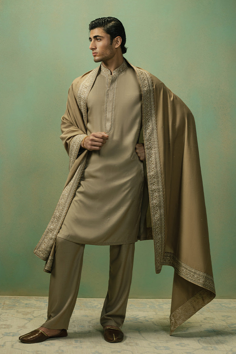 Republic By Omar Farooq | Luxury Rtw | 'Saud' Kurta Pajama -  Republic by Omar Farooq Luxury RTW - Original Designer Dress - House of Maryam