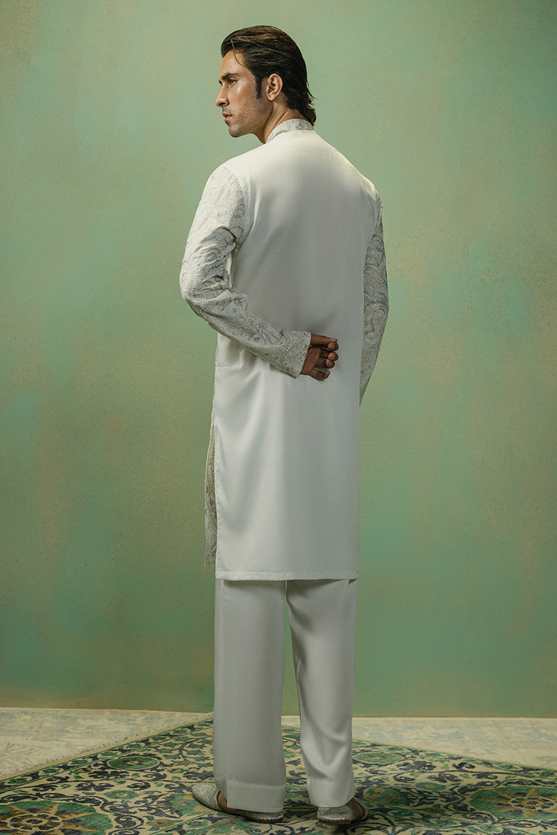 Republic By Omar Farooq | Luxury Rtw | 'Rafi' Kurta Pajama -  Republic by Omar Farooq Luxury RTW - Original Designer Dress - House of Maryam