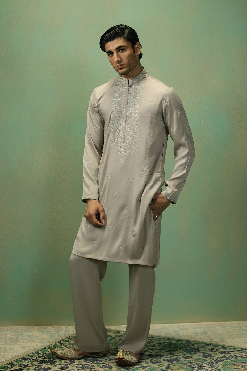 Republic By Omar Farooq | Luxury Rtw | 'Aariz' Kurta Pajama -  Republic by Omar Farooq Luxury RTW - Original Designer Dress - House of Maryam