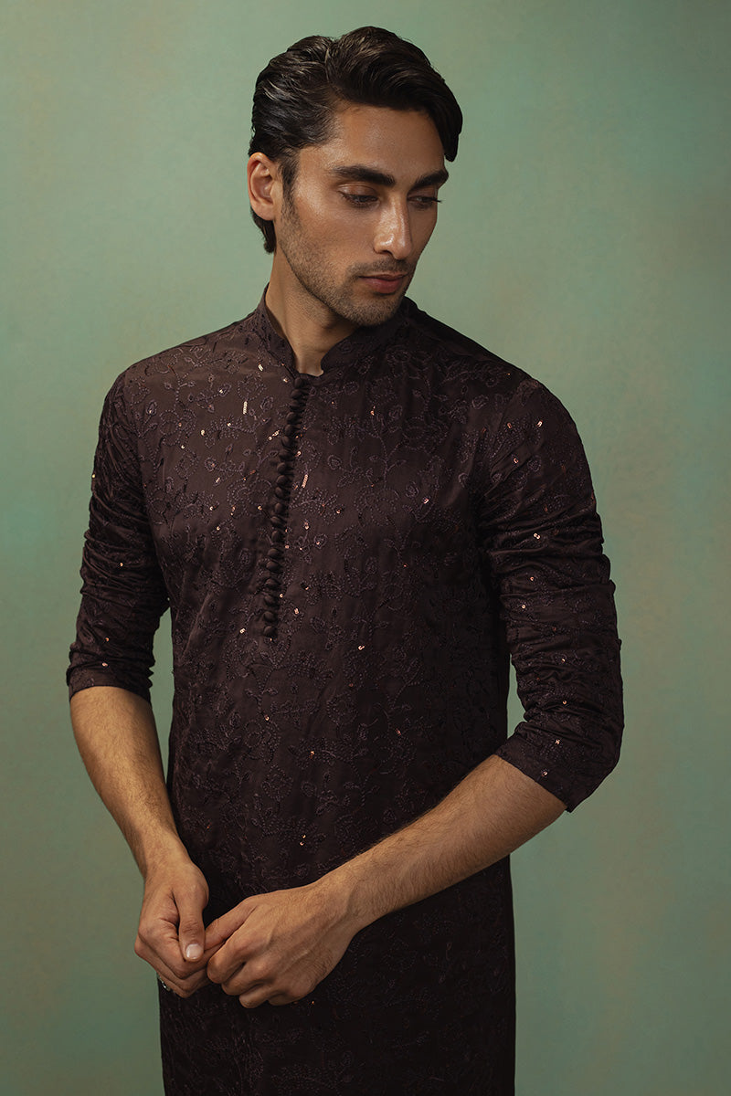 Republic By Omar Farooq | Luxury Rtw | 'Shadab' Kurta Pajama -  Republic by Omar Farooq Luxury RTW - Original Designer Dress - House of Maryam