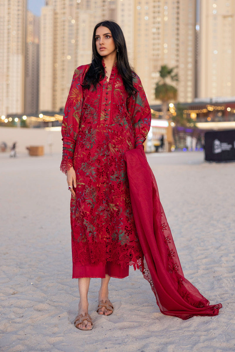 Rangrasiya | Carnation Summer Edit 25 | Scarlet -  Rangrasiya Ladies Clothes - Original Designer Dress - House of Maryam