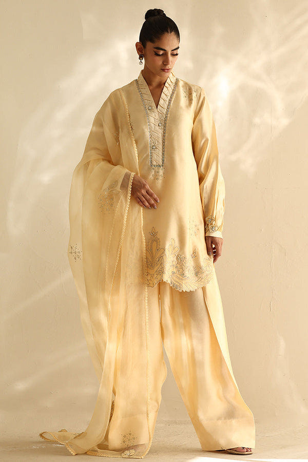 Sana Abbas | Mor Luxe | BUTTER CUP -  Sana Abbas Ladies Clothes - Original Designer Dress - House of Maryam