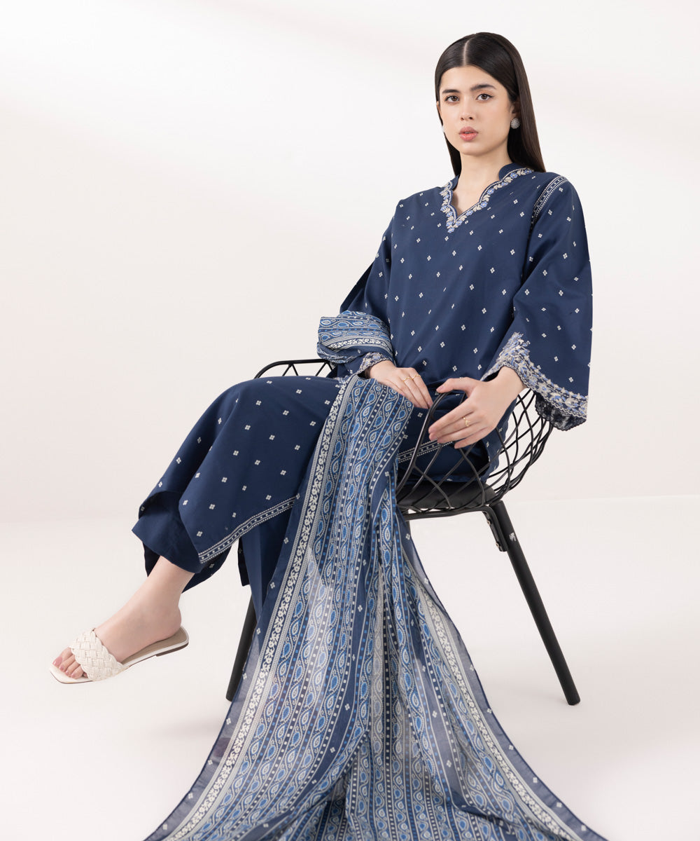 Sapphire | Intermix 2024 | Cambric Suit S-38 -  Sapphire Casuals - Original Designer Dress - House of Maryam