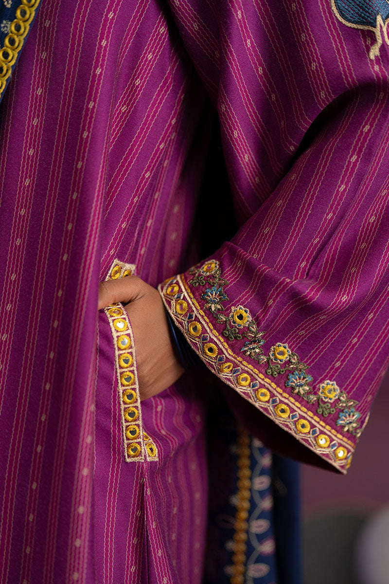 Cross Stitch | Exclusive Pret | Dreamy Pink-3 PC (Shirt, Trouser & Dupatta)-2