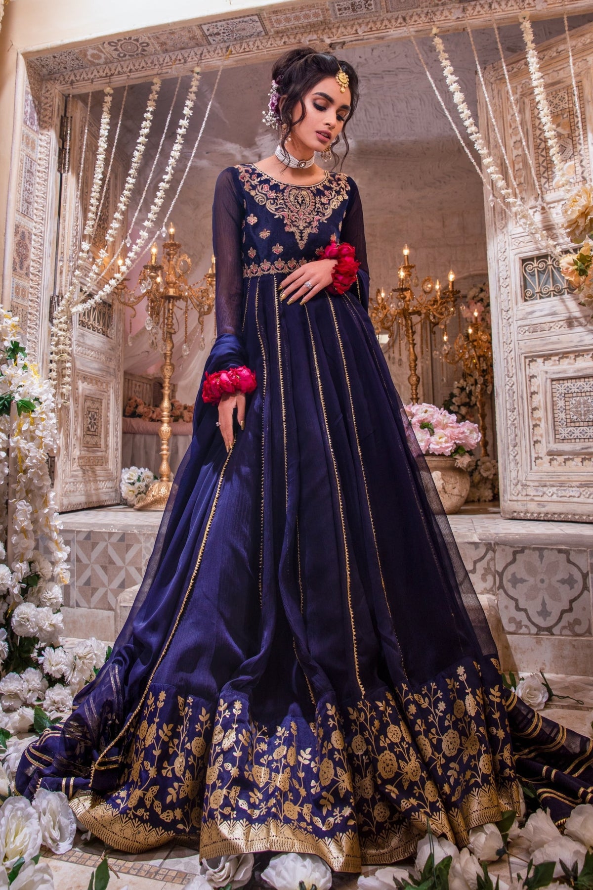 Hania & Umaimaz | Festive Collection | Mah-E-Mir -  Hania & Umaima  - Original Designer Dress - House of Maryam