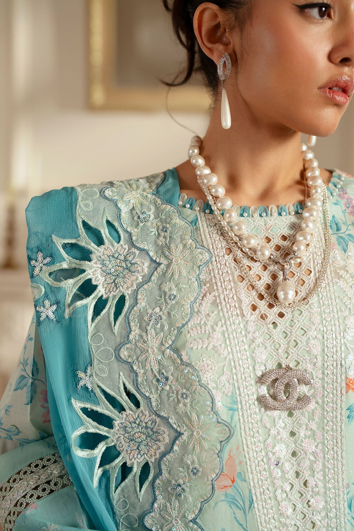 Nureh | Feya Eid Lawn | FE-06 -  Nureh Ladies Clothes - Original Designer Dress - House of Maryam