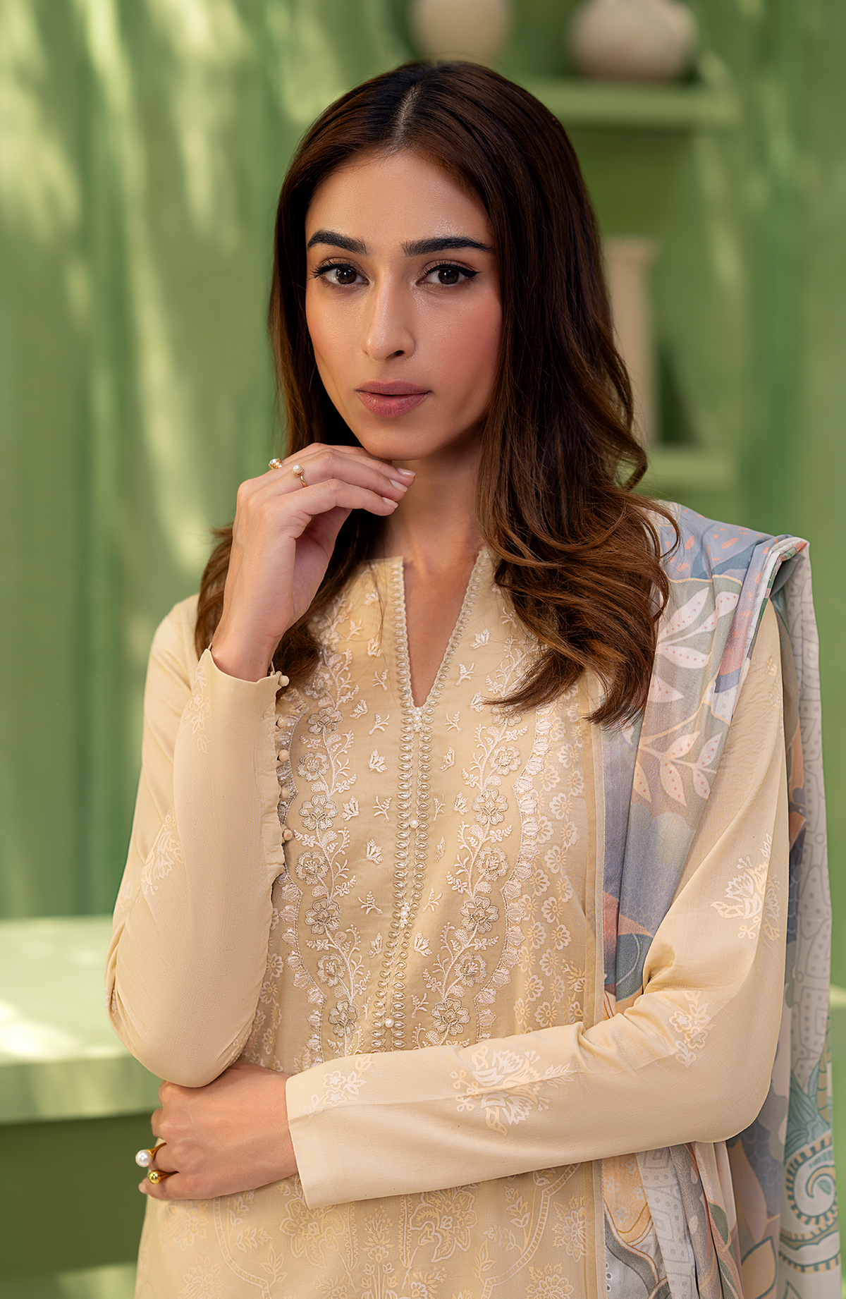 Seran | Artisan Lawn 25 | SOLEIL -  Seran Ladies Clothes - Original Designer Dress - House of Maryam