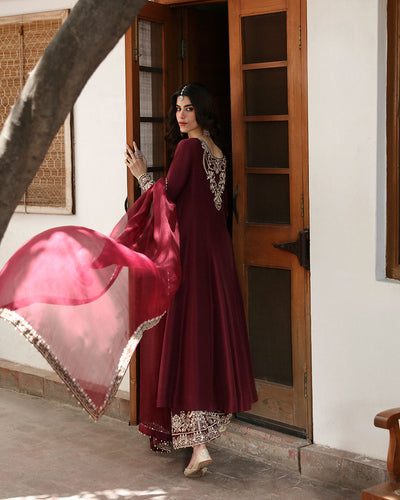 Faiza Saqlain | Mehermah Luxe Formals | Norine -  Faiza Saqlain Formal - Original Designer Dress - House of Maryam