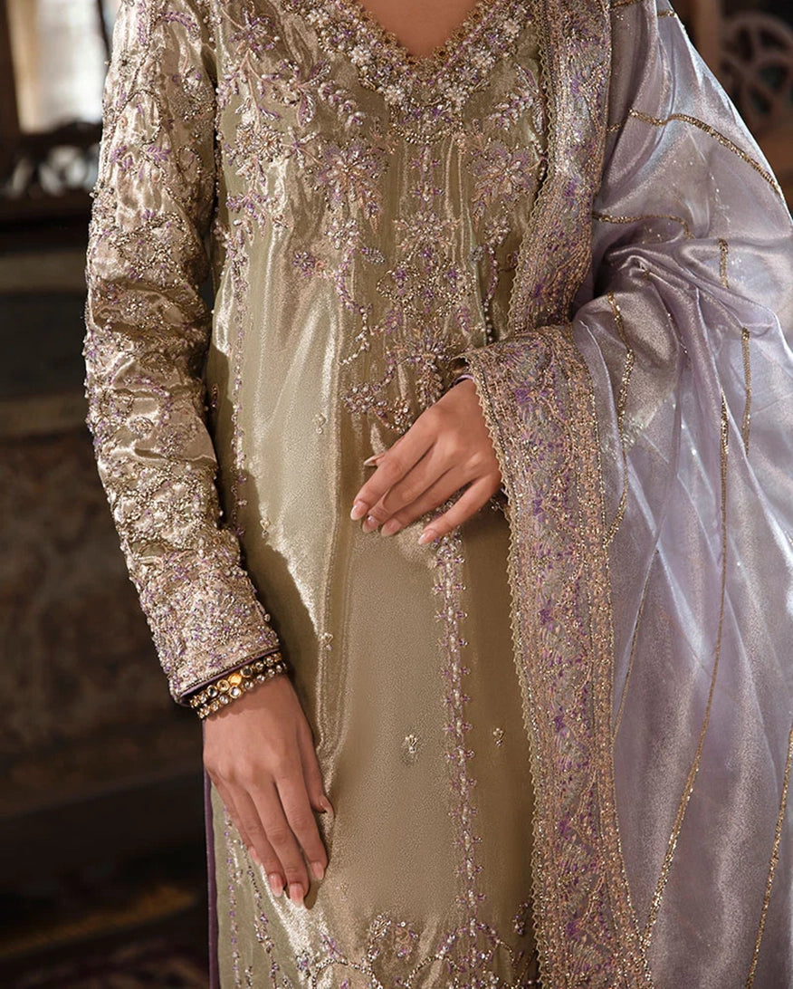 Mushq | Sunehri Lama Silk | Zyva, image 3