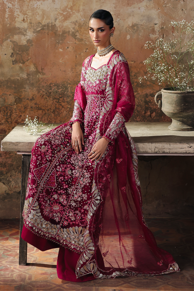 Rajbari | Sage Luxury Formals | Rosette -  Rajbari Ladies Clothes - Original Designer Dress - House of Maryam