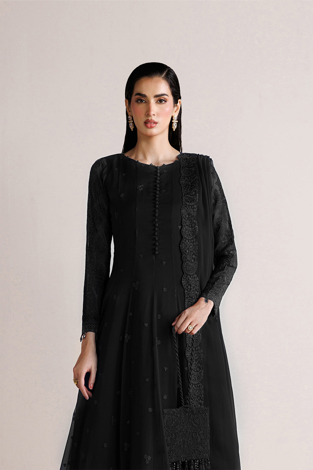 Farasha | Chiffon Essentials 26 | Black Dahlia, image 3