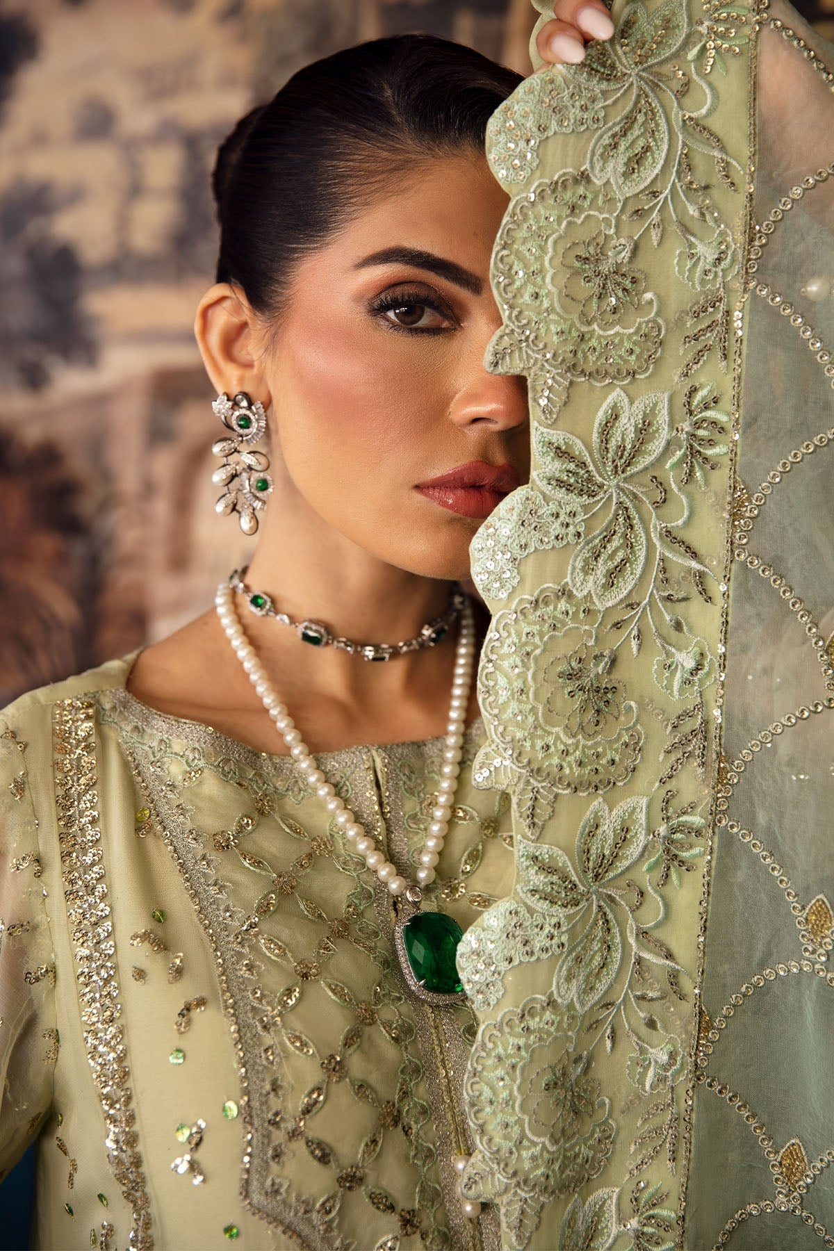 Nureh | Elanora Formal 24 | NEL-50-Meadow by Designer Nureh - House of Maryam - Pakistani Designer Ethnic Wear in {{ shop.shopifyCountryName }}