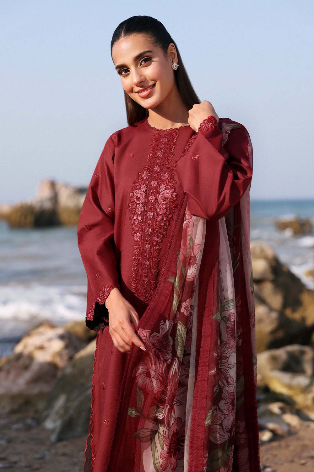 Seran | Afsanah Lawn 25 | MEHRU -  Seran Ladies Clothes - Original Designer Dress - House of Maryam