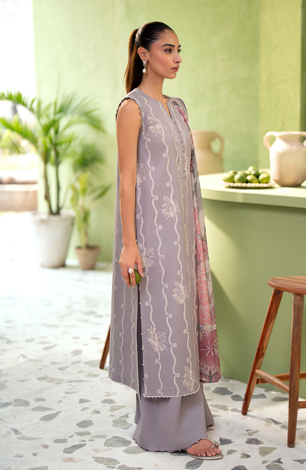 Seran | Artisan Lawn 25 | GRIS -  Seran Ladies Clothes - Original Designer Dress - House of Maryam