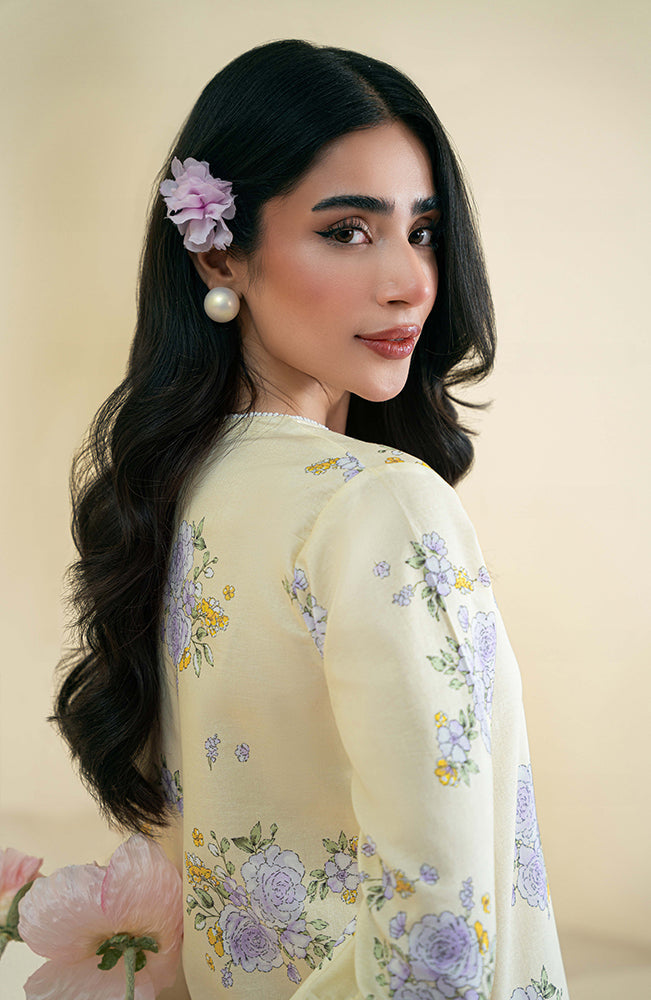 Seran | Daffodils Lawn 24 | Albie -  Seran Casuals - Original Designer Dress - House of Maryam