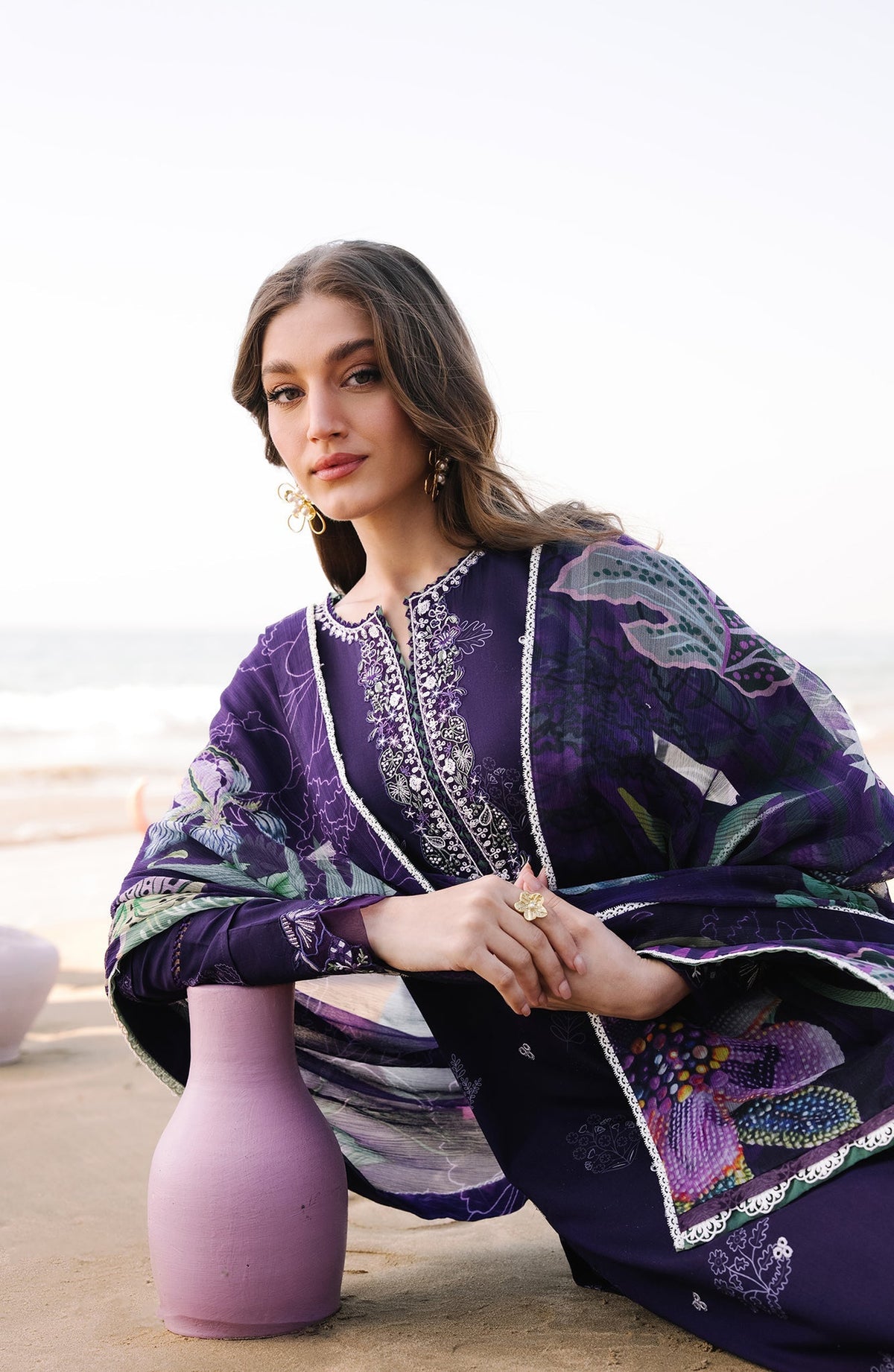 Seran | Afsanah Lawn |  Elin-4