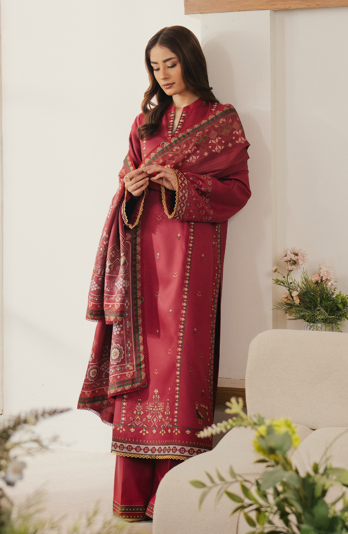 Seran | Winter Embroidered 25 | Cerisse-3
