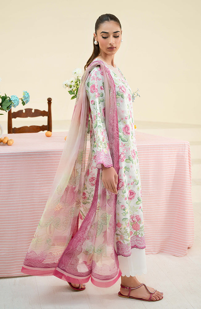 Seran | Daffodils Lawn 24 | Freya -  Seran Casuals - Original Designer Dress - House of Maryam