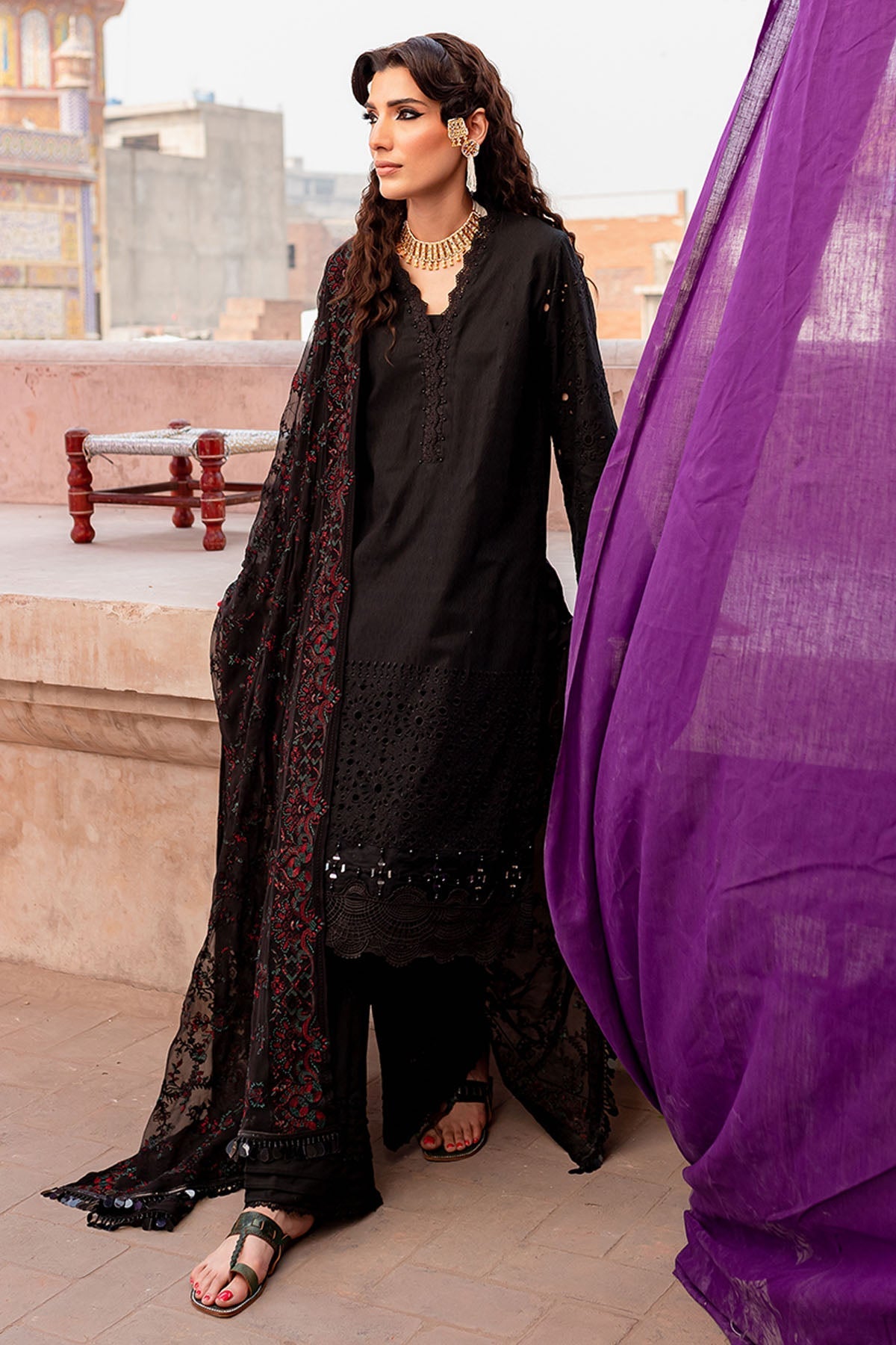 Nureh | Lawn Jacquard | NS-80 -  Nureh Ladies Clothes - Original Designer Dress - House of Maryam