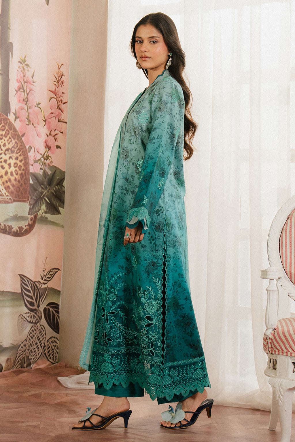 Ayzel | Armelia Printed Lawn 25 | Esmera -  Ayzel Ladies Clothes - Original Designer Dress - House of Maryam