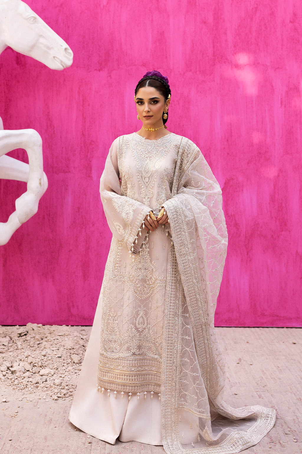 Emaan Adeel I The Empress Wedding Formals I LUMESSE -  Emaan Adeel Ladies Clothes - Original Designer Dress - House of Maryam