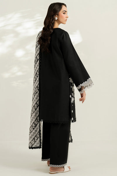 Farasha | Thread Lines Embroidered | Skylit Rouge -  Farasha Ladies Clothes - Original Designer Dress - House of Maryam