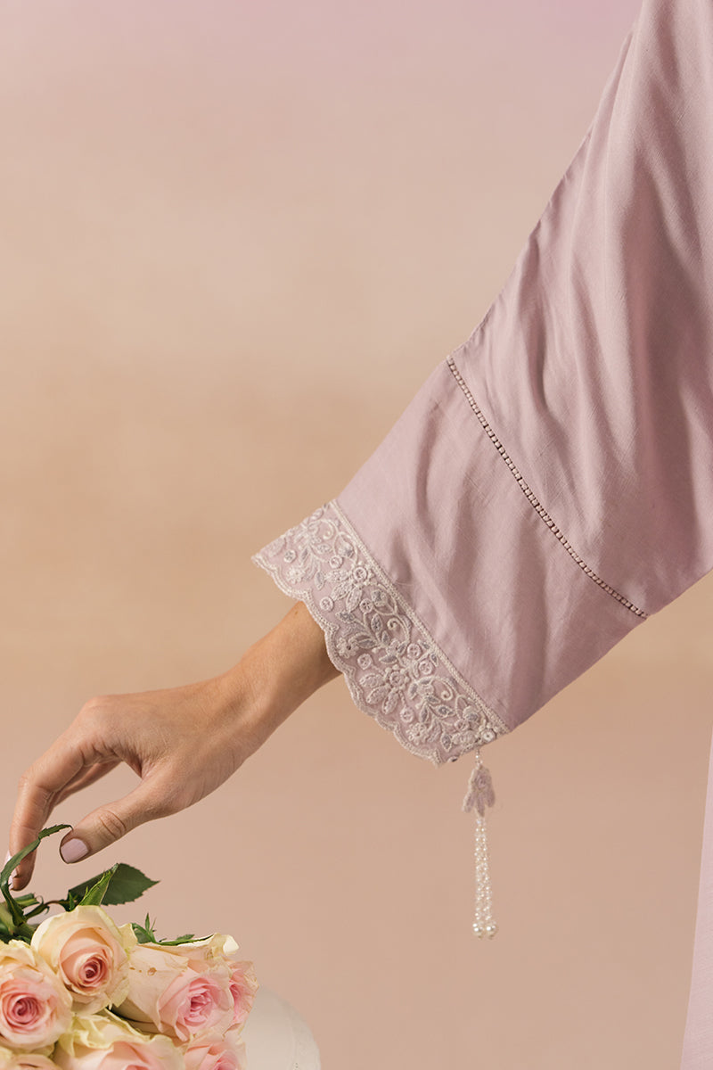 Cross Stitch | Exclusive Pret | Lilac Wave-2 PC (Shirt & Dupatta), image 4
