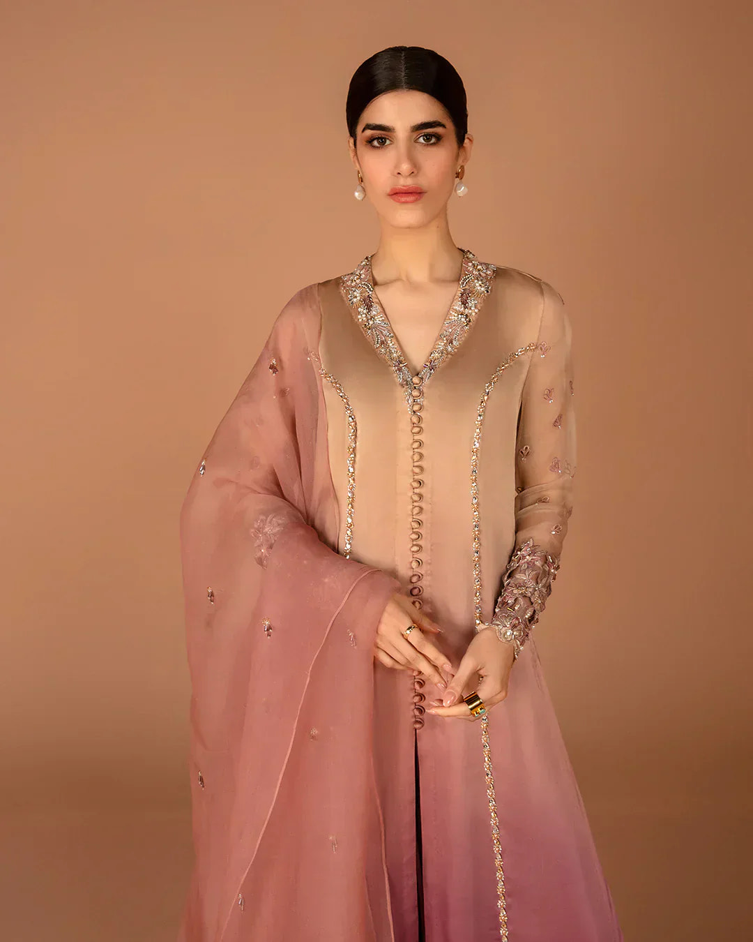 Faiza Saqlain | Aleira Evening Edit 24 | Eshe -  Faiza Saqlain Formal - Original Designer Dress - House of Maryam