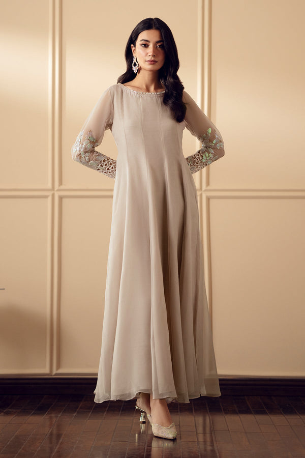 Baroque | Luxury Pret 25 | EMBROIDERED CHIFFON PR-893, image 4