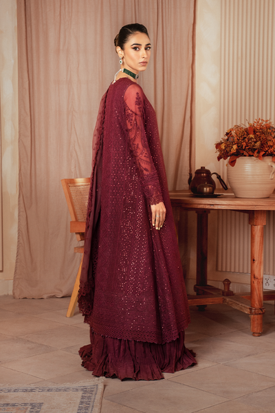 Iznik | Chiffon Kari | ICK-01 Embroidered Chiffon -  Iznik Bridal - Original Designer Dress - House of Maryam