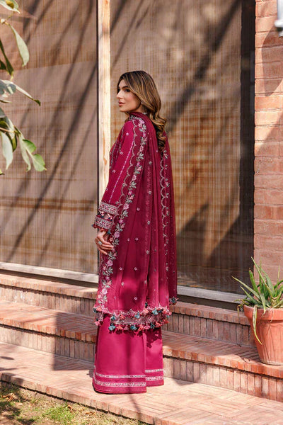 Farasha | Kaavish Lawn 24 | GARNET GLAM -  Farasha Luxury - Original Designer Dress - House of Maryam