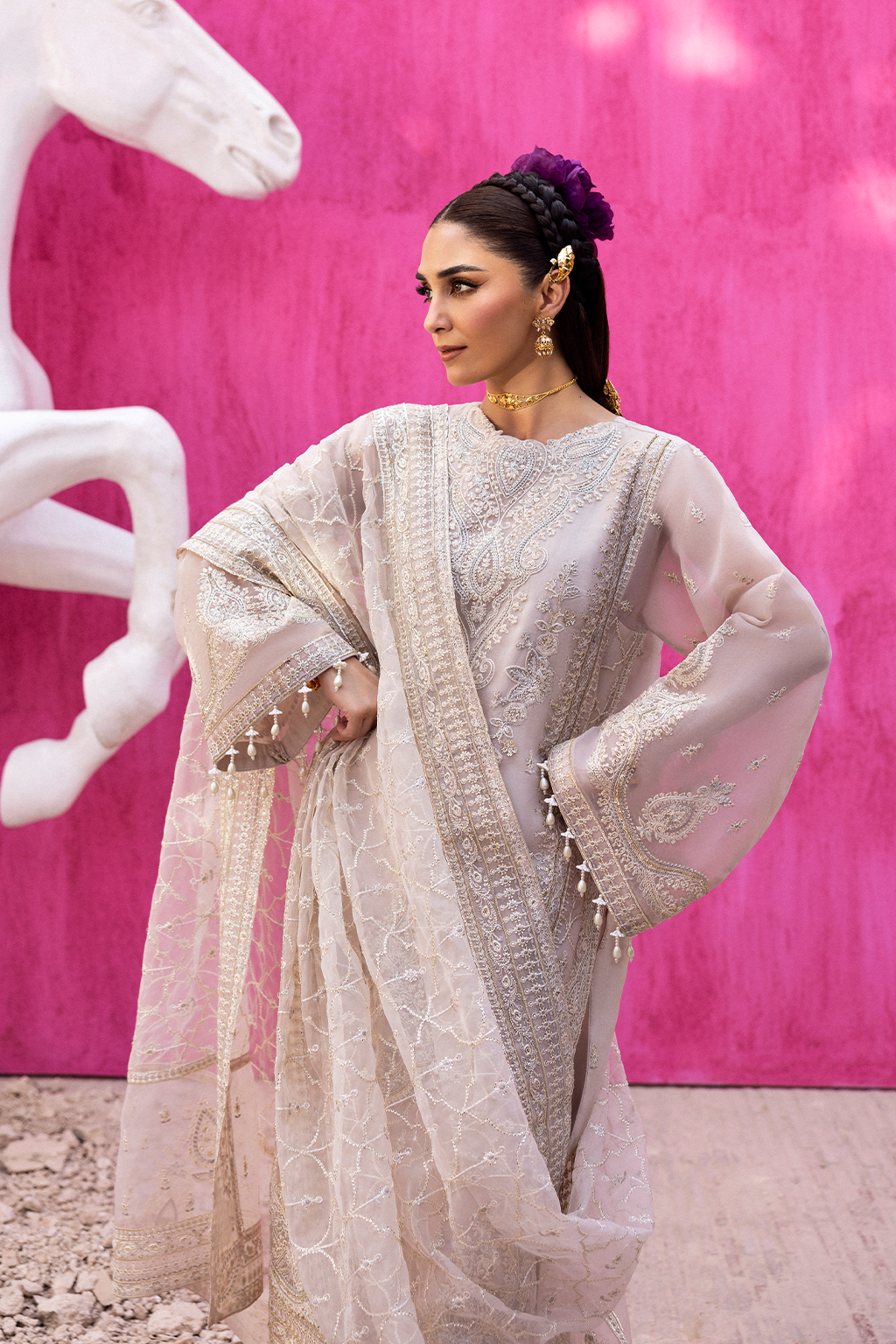 Emaan Adeel I The Empress Wedding Formals I LUMESSE -  Emaan Adeel Ladies Clothes - Original Designer Dress - House of Maryam