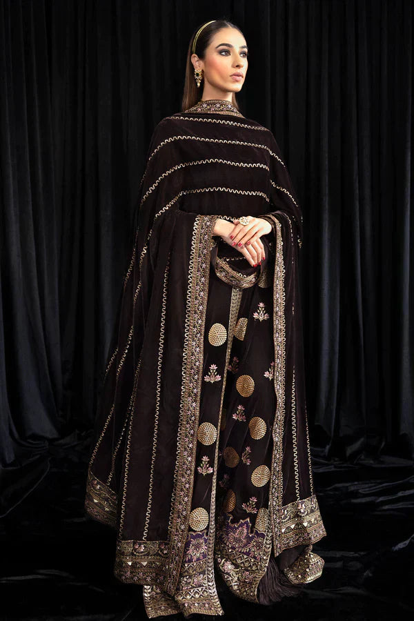 Nureh | Maya Velvet 23 | Moore by Designer Nureh - House of Maryam - Pakistani Designer Ethnic Wear in {{ shop.shopifyCountryName }}