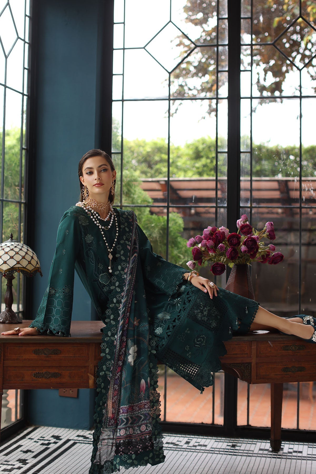 Nureh | Maya Lawn | NS-154 -  Nureh Ladies Clothes - Original Designer Dress - House of Maryam