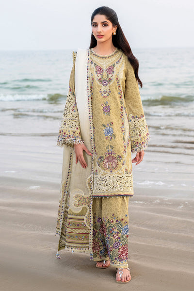 Jazmin | Shahkaar Luxury Lawn 25 | SL25-D4 -  Jazmin Ladies Clothes - Original Designer Dress - House of Maryam