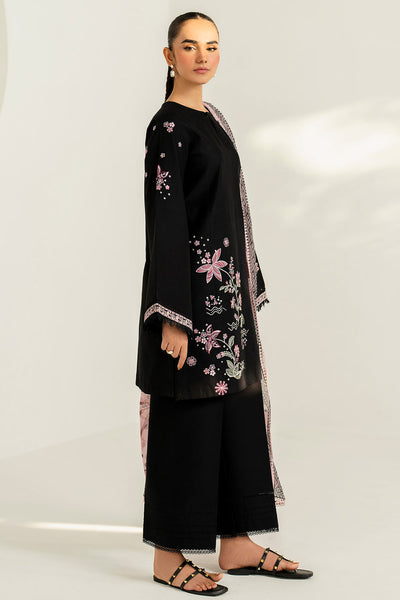 Farasha | Thread Lines Embroidered | Floral Meadow -  Farasha Ladies Clothes - Original Designer Dress - House of Maryam