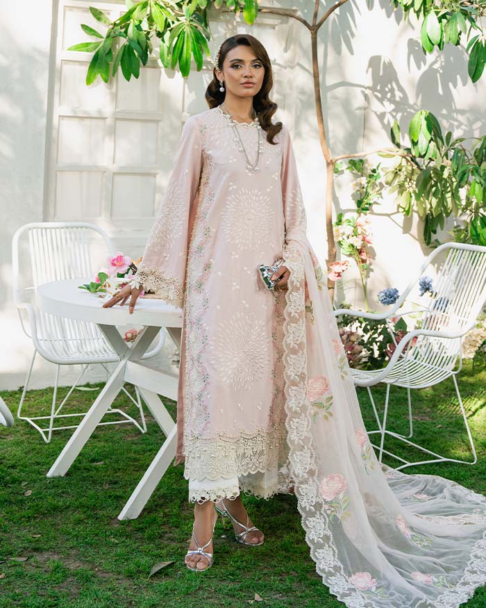 Zevk | Flora Festive Lawn | LOTUS -  Zevk Ladies Clothes - Original Designer Dress - House of Maryam
