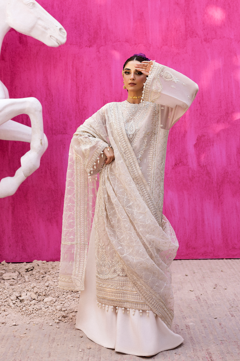Emaan Adeel I The Empress Wedding Formals I LUMESSE -  Emaan Adeel Ladies Clothes - Original Designer Dress - House of Maryam
