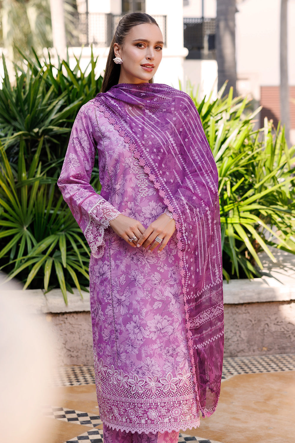 Farasha | Printed Essentials | Lavender Rush -  Farasha Ladies Clothes - Original Designer Dress - House of Maryam